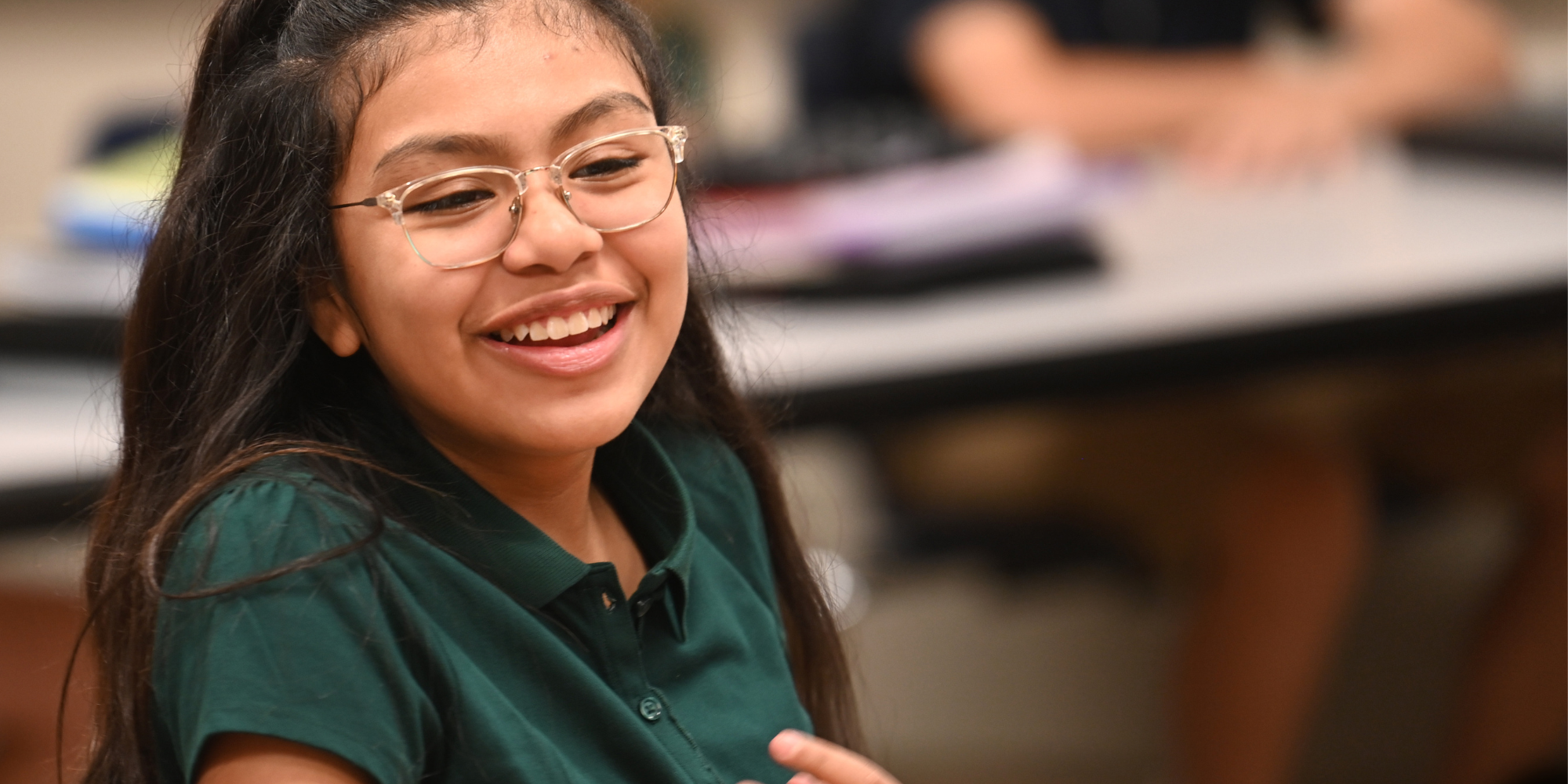 Smiling FACS student